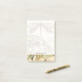 と実葉果のトンボ ポストイット (デスク上)