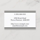 と平伝統的歯周病者の名刺 名刺 (裏面)