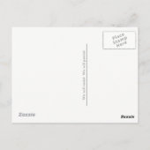 と彼女は固執した。 ポストカード (裏面)