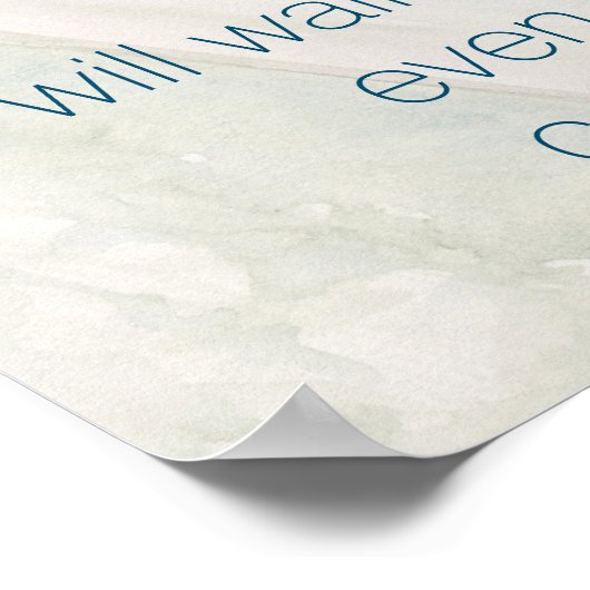 と感動的スピリチュアル水彩壁デコール ポスター (角)