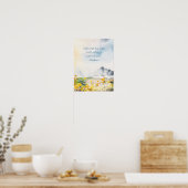 と感動的スピリチュアル水彩壁デコール ポスター (キッチン)