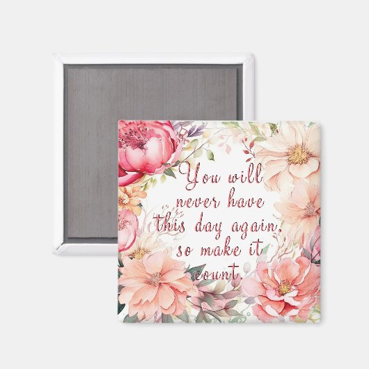 と感動的ワードやる気を起こさせるマグネット マグネット (正面/裏面)