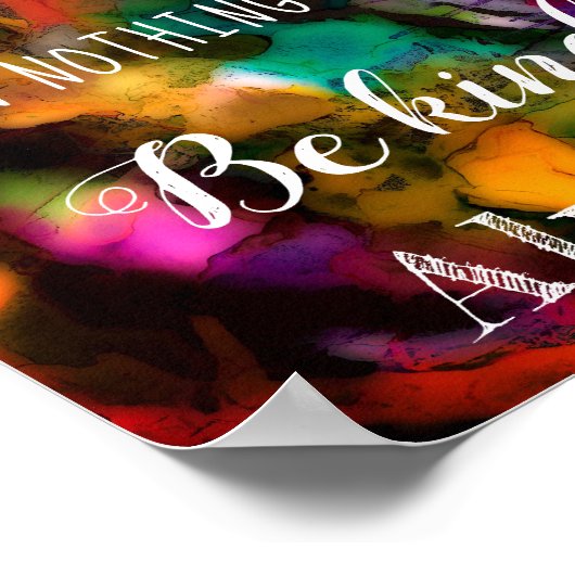 と感動的抽象芸術やる気を起こさせるポスター ポスター (角)