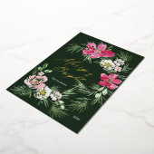 と明るいメリー台本モダンデザイン 箔シーズンカード (回転した状態)