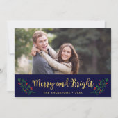 と明メリーるいフェスティバルの葉の休日の写真 シーズンカード (正面)