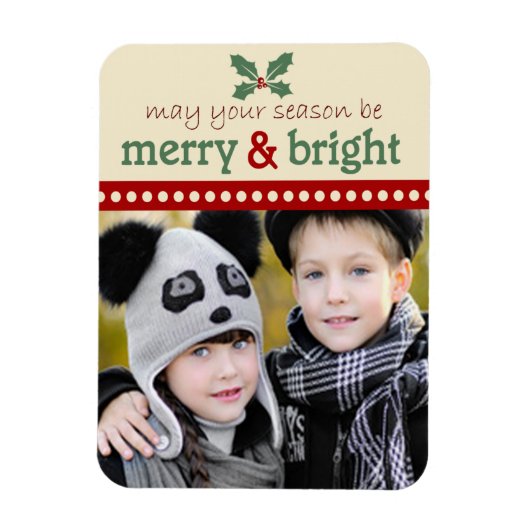 と明メリーるい休日の写真フレキシ磁石 マグネット (縦)