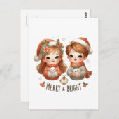 と明メリーるい葉書 ポストカード (正面/裏面)