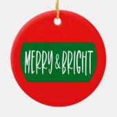 と明メリーるい – クリスマスの装飾 セラミックオーナメント (裏面)