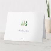 と明メリーるい – クリスマスカード カード (裏面)