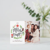 "と明メリーるい"フェスティバルハンド絵を描リース シーズンポストカード (スタンド正面)