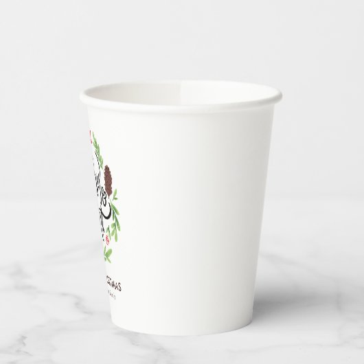 "と明メリーるい"フェスティバルハンド絵を描リース 紙コップ (左)