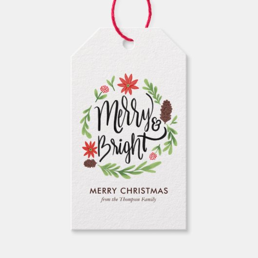 "と明メリーるい"フェスティバルリース写真 ギフトタグ (正面)