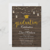 と木素朴の弦の光卒業 招待状