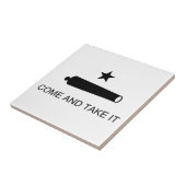 と来Gonzalesのテキサス州国旗の戦いを取る タイル (側面)