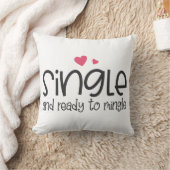 と独身のMint Valentine装飾用クッション クッション (ブランケット)