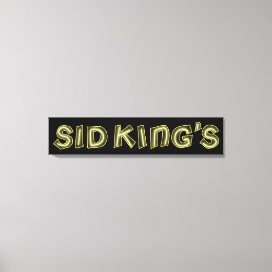 と王さま キャンバスプリント (正面)