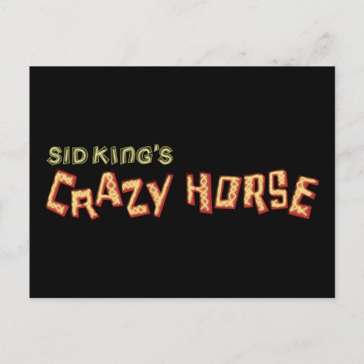 と王様の馬が熱狂する言った ポストカード (正面)