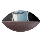 と素朴ブラック最高のパパEver Father's Day写真 アメリカンフットボール (回転90)