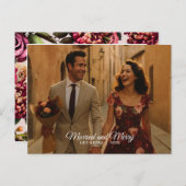 と結婚したはっメリーき 案内ポストカード (正面/裏面)