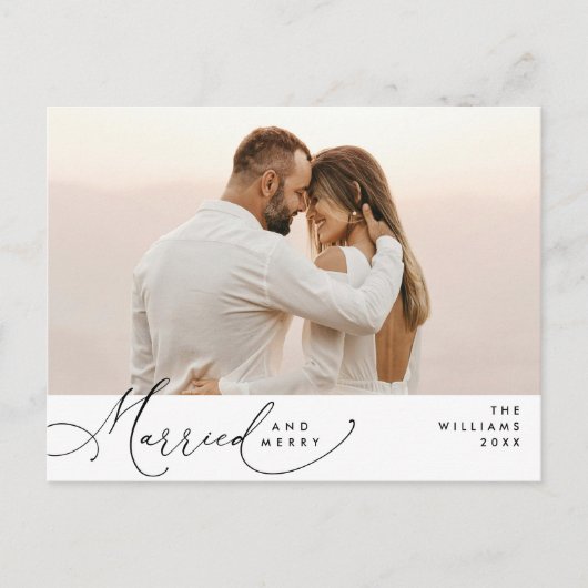 と結婚したスメリーモダント写真の休日 ポストカード (正面)