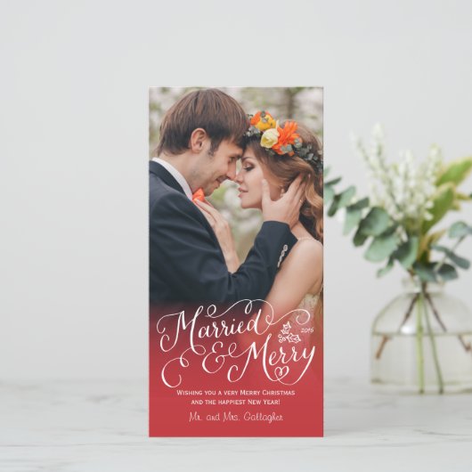 と結婚したハンドレメリータッドレッドホリデイ シーズンカード (スタンド正面)