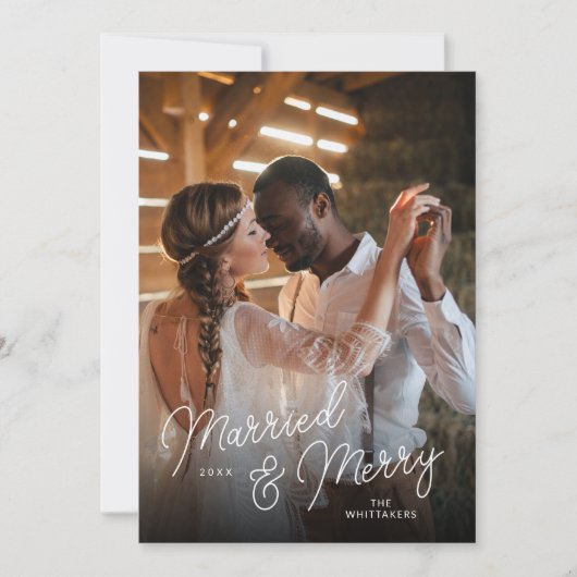 と結婚したフォトアメリーーレイ シーズンカード (正面)