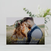 と結婚したフォトアメリーーレイ 箔シーズンカード (立ち正面)