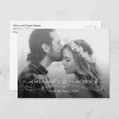 と結婚した初めてのクリスマスメリー写真 シーズンポストカード (正面/裏面)