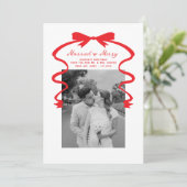 と結婚したBow写真メリークリスマス新婚 シーズンカード (スタンド正面)