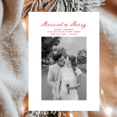 と結婚したBow写真メリークリスマス新婚 シーズンカード