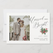 と結婚したBright Script | Photo Berry Folids シーズンカード (正面)