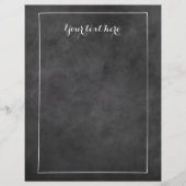 ～と結婚の黒板のレターヘッドデザイン縁ど (正面)