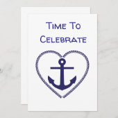 **と航海の湖スタイル**任意のパーティの招待状 招待状 (正面/裏面)