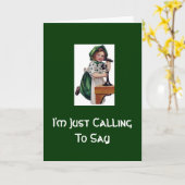 ～と言いたいだけです。 カード (黄色い花)