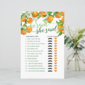 と言った – オレンジ (スタンド正面)