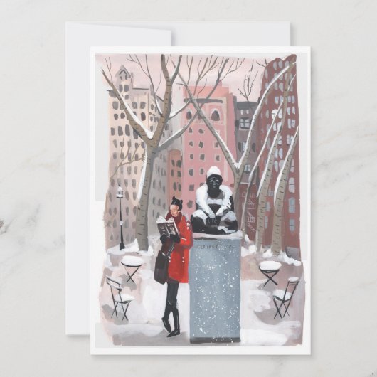 と読の間 |ニューヨーク州ブリャントパーク 招待状 (正面)