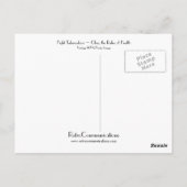 ～と闘って健康の規則に従う ポストカード (裏面)