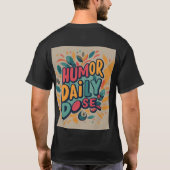 と鮮やかのTよくはしゃぐシャツ Tシャツ (裏面)