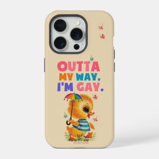 どいて！ iPhoneケース (裏面)