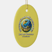 どういたしまして。移国際的動日 セラミックオーナメント (右)