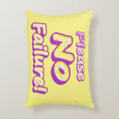 「どうか失敗しないでくれ！」 かわいいデザイン。買今 アクセントクッション (正面(垂直))