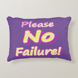 「どうか失敗しないでくれ！」 かわいいデザイン。買今 アクセントクッション