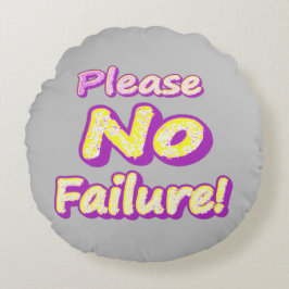 「どうか失敗しないでくれ！」 かわいいデザイン。買今 ラウンドクッション