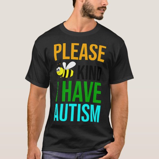 どうか私に自閉症を持って下さい Tシャツ (正面)