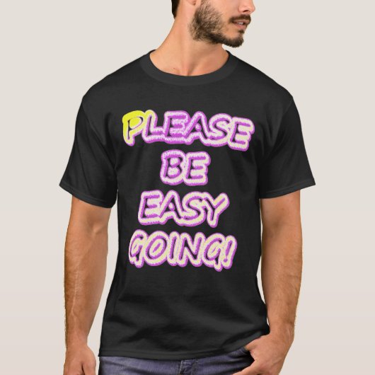 「どうか簡単行って!」 かわいいデザイン。買今 Tシャツ (正面)