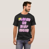 「どうか簡単行って!」 かわいいデザイン。買今 Tシャツ (正面フル)