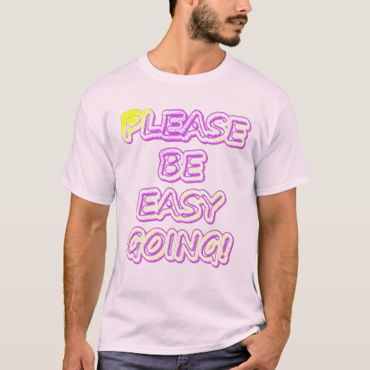 「どうか簡単行って!」 かわいいデザイン。買今 Tシャツ (正面)