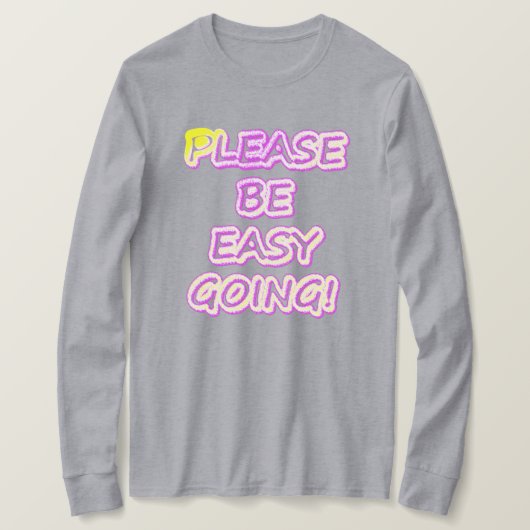 「どうか簡単行って！」 かわいいデザイン。買今 Tシャツ (デザイン正面)