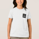 どうか辛抱強くしてね、私は自閉症だ トライブレンドＴシャツ (正面)