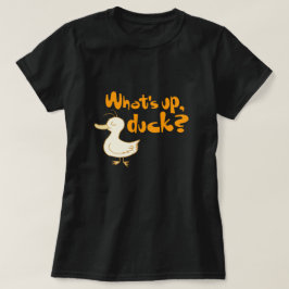 どうしたのアヒル?おもしろいWordplayシャツ Tシャツ